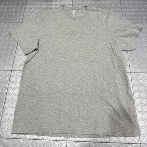 J Crew Classic Fit Broken-In Crewneck Short Sleeve T-Shirt Heather Gray XL